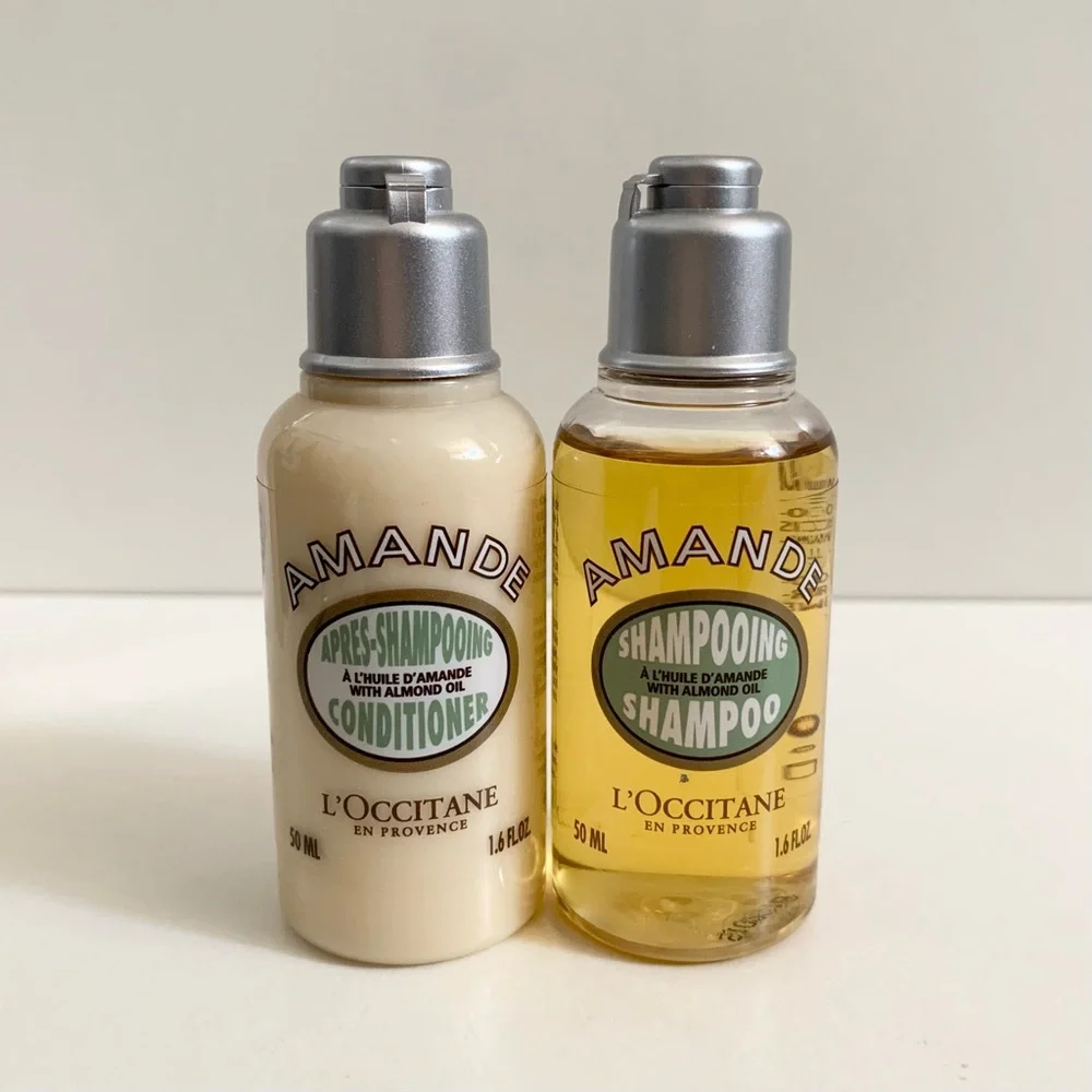 NWOT L’Occitane en Provence vanity set shampoo conditioner